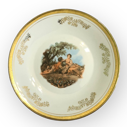 Piatto porcellana oro - e,