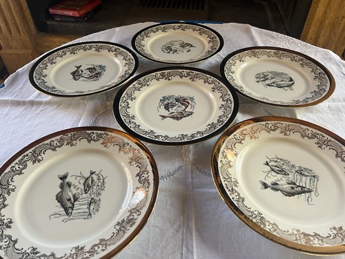 Set piatti pesce decorati - set, di